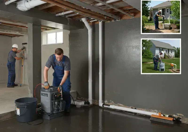 Basement Waterproofing and Flood Prevention process in Villa Grove, IL